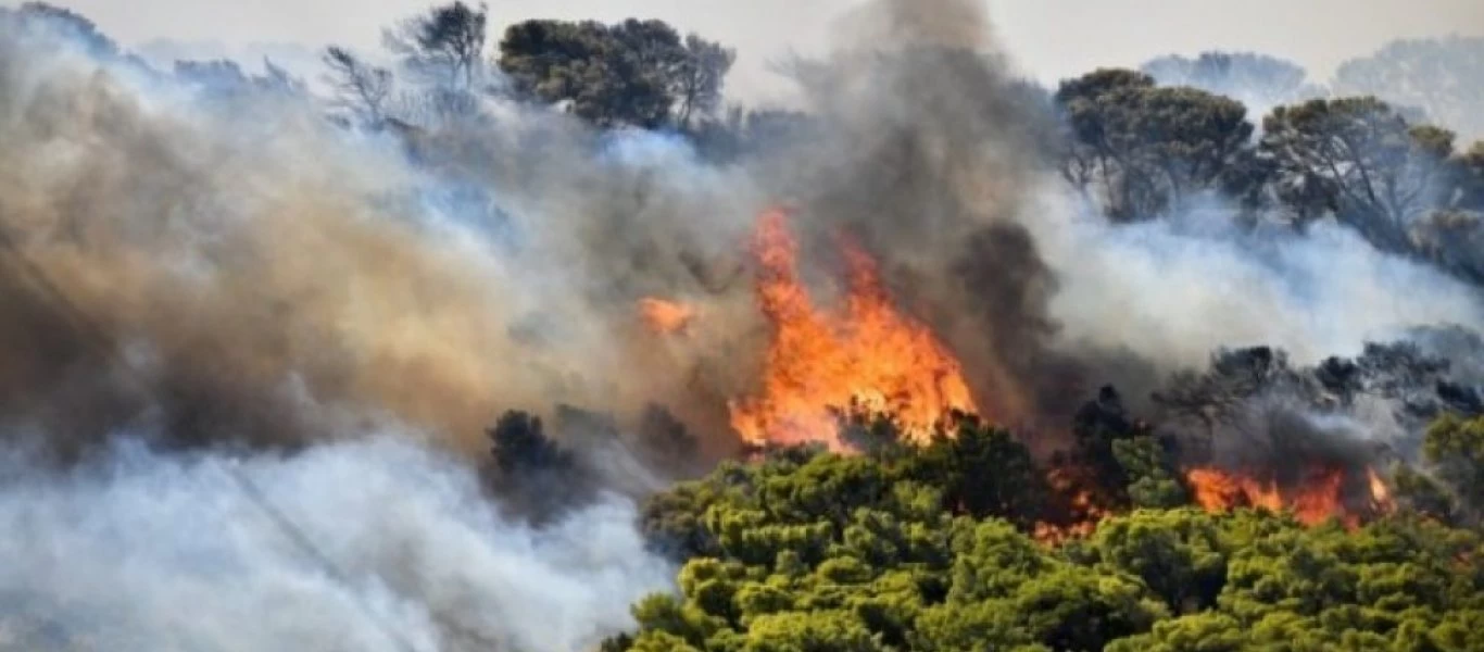 ΓΓΠΠ: Ο χάρτης πρόβλεψης πυρκαγιάς για αύριο - Οι περιοχές που κινδυνεύουν (φώτο)